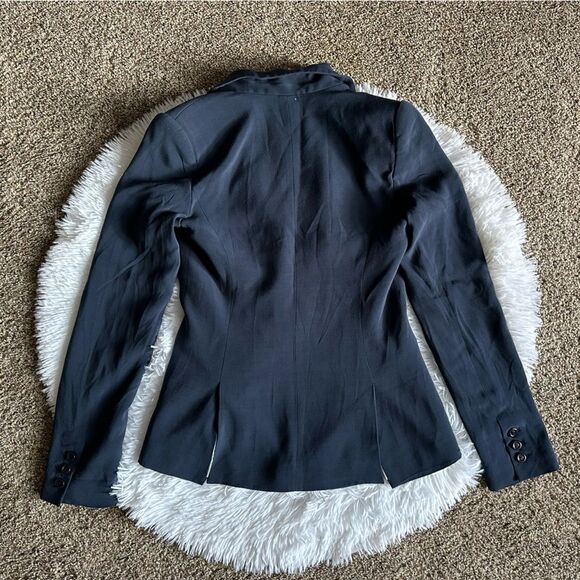 Alice + Olivia Blazer Jacket Lined Blue Womens Size Small FLAWED - Picture 2 of 9